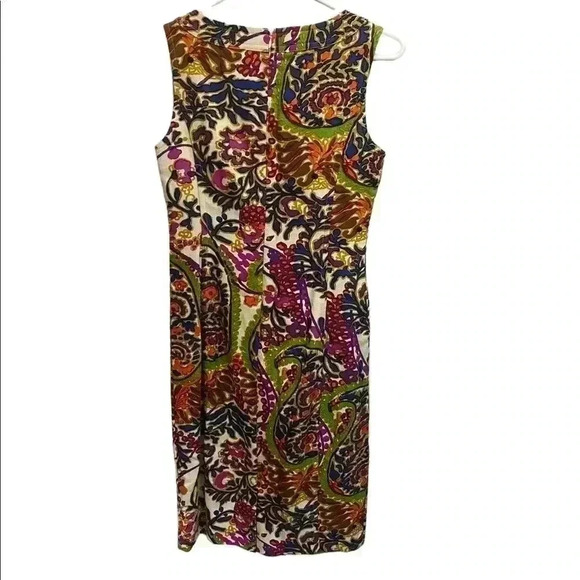 NWT Talbots Floral Paisley Sheath Dress - Picture 2 of 6